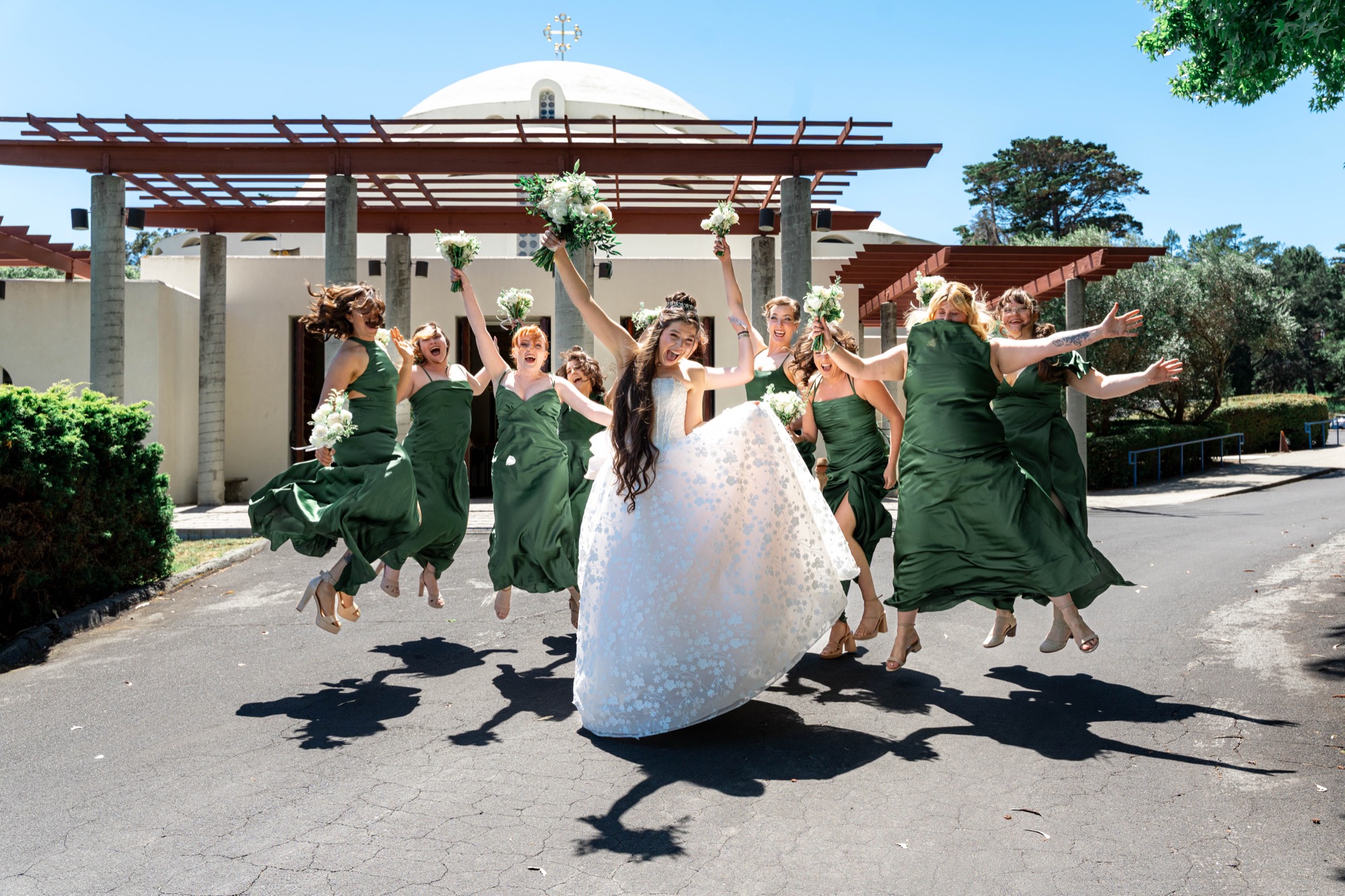 Greek Orthodox Church of the Holy Cross and Farallon Room wedding photo