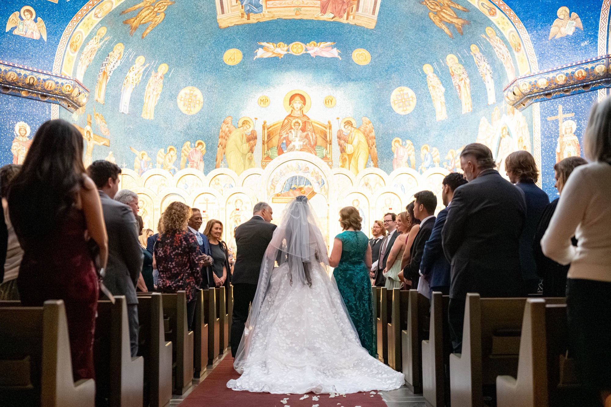 Greek Orthodox Church of the Holy Cross and Farallon Room wedding photo