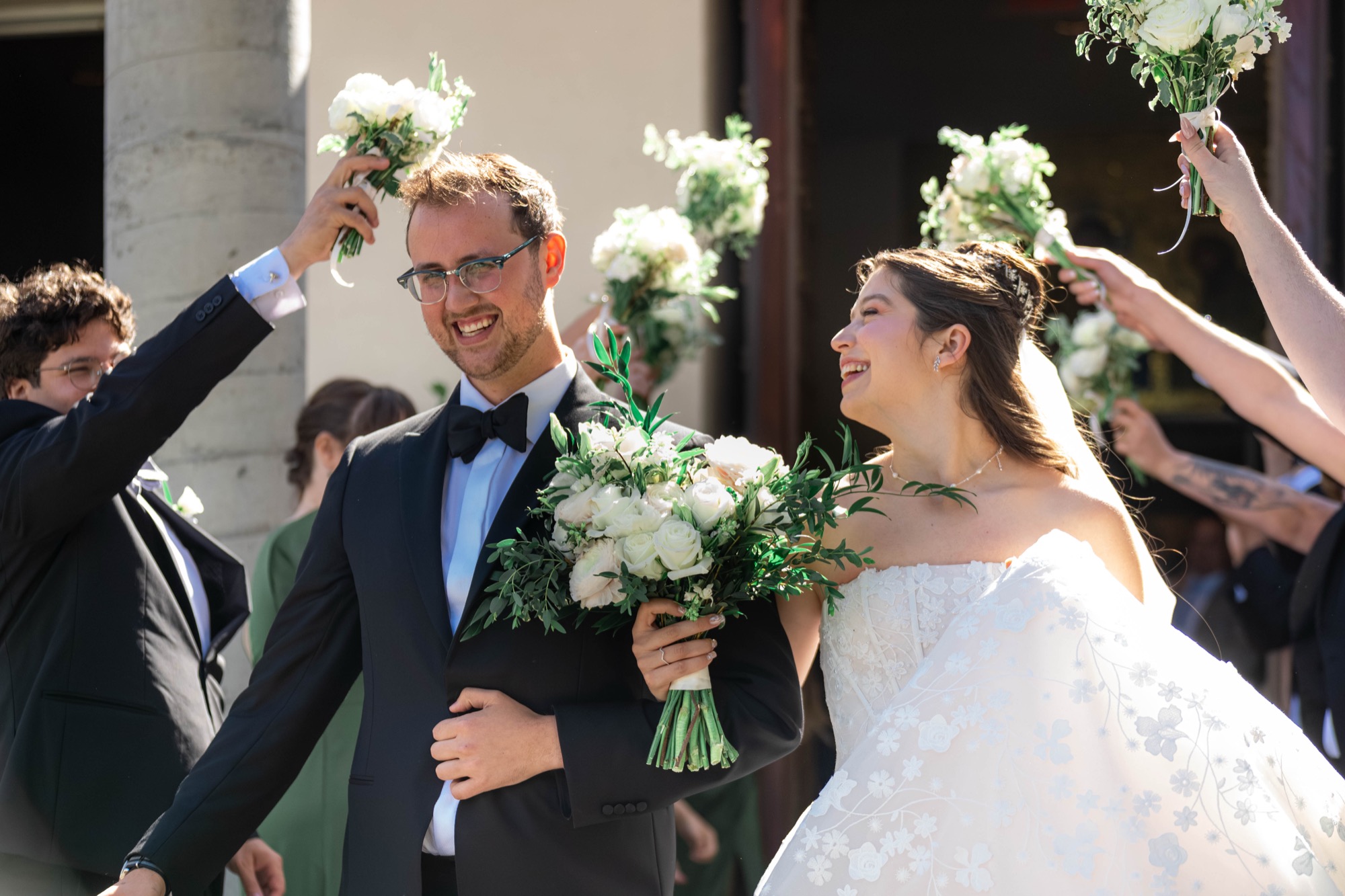 Greek Orthodox Church of the Holy Cross and Farallon Room wedding photo