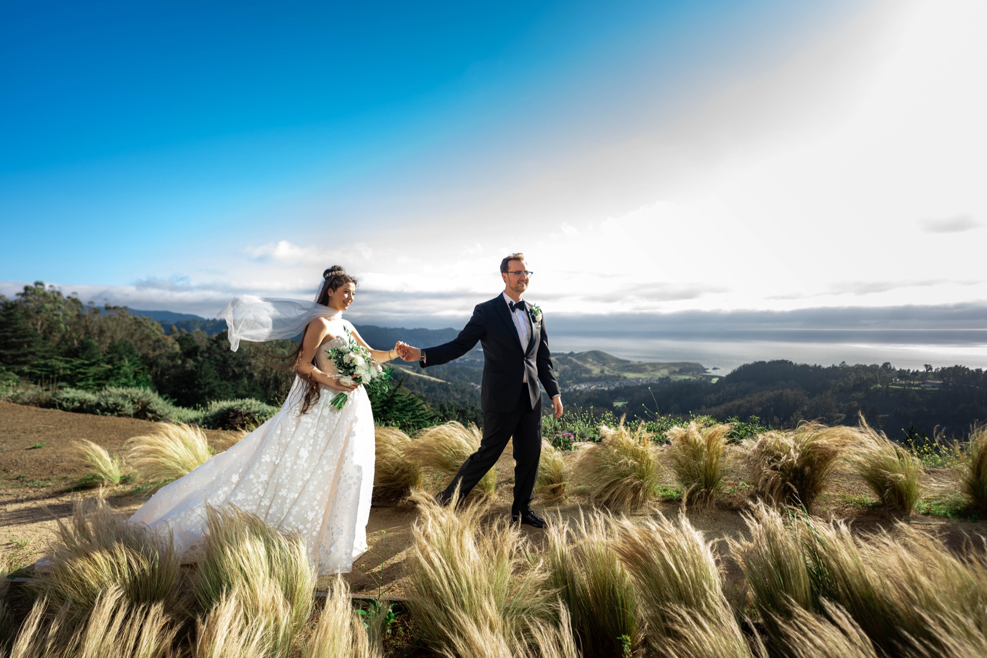 Greek Orthodox Church of the Holy Cross and Farallon Room wedding photo