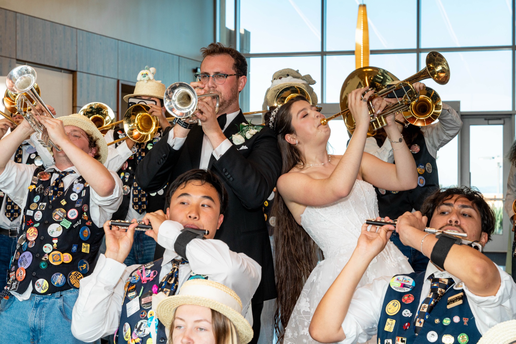 Greek Orthodox Church of the Holy Cross and Farallon Room wedding photo