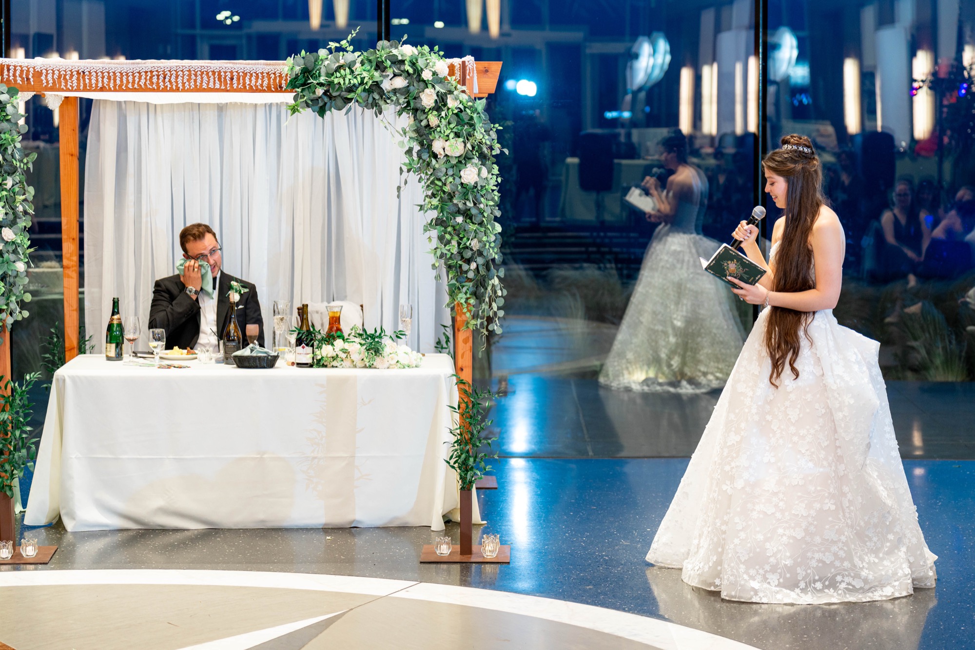 Greek Orthodox Church of the Holy Cross and Farallon Room wedding photo