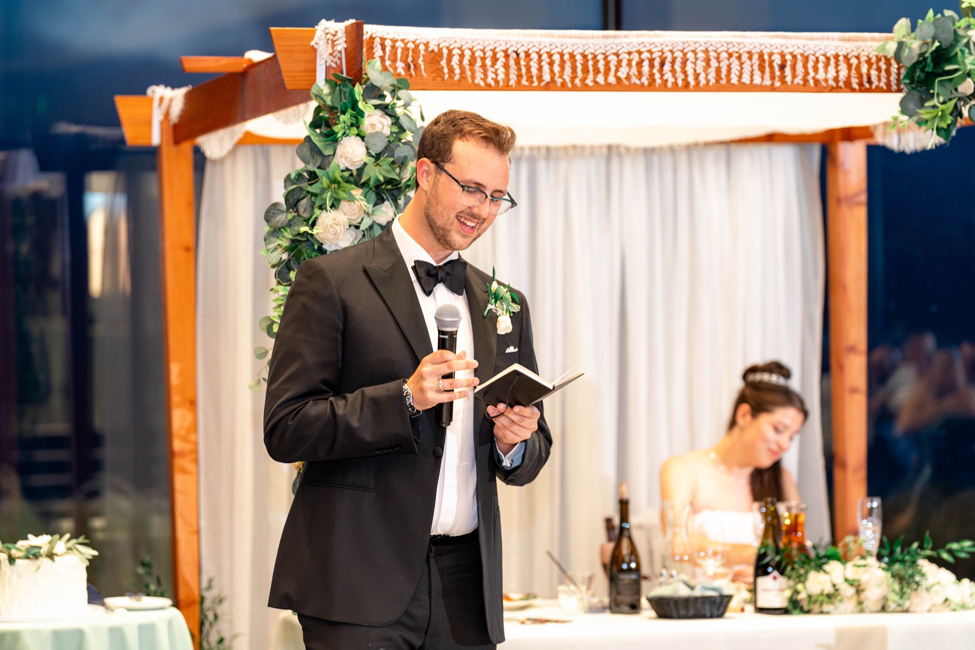 Greek Orthodox Church of the Holy Cross and Farallon Room wedding photo