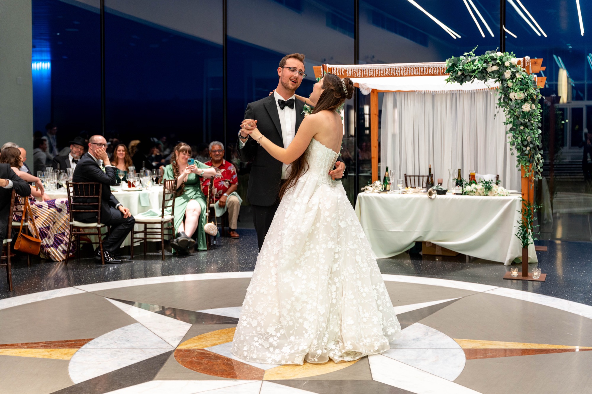 Greek Orthodox Church of the Holy Cross and Farallon Room wedding photo