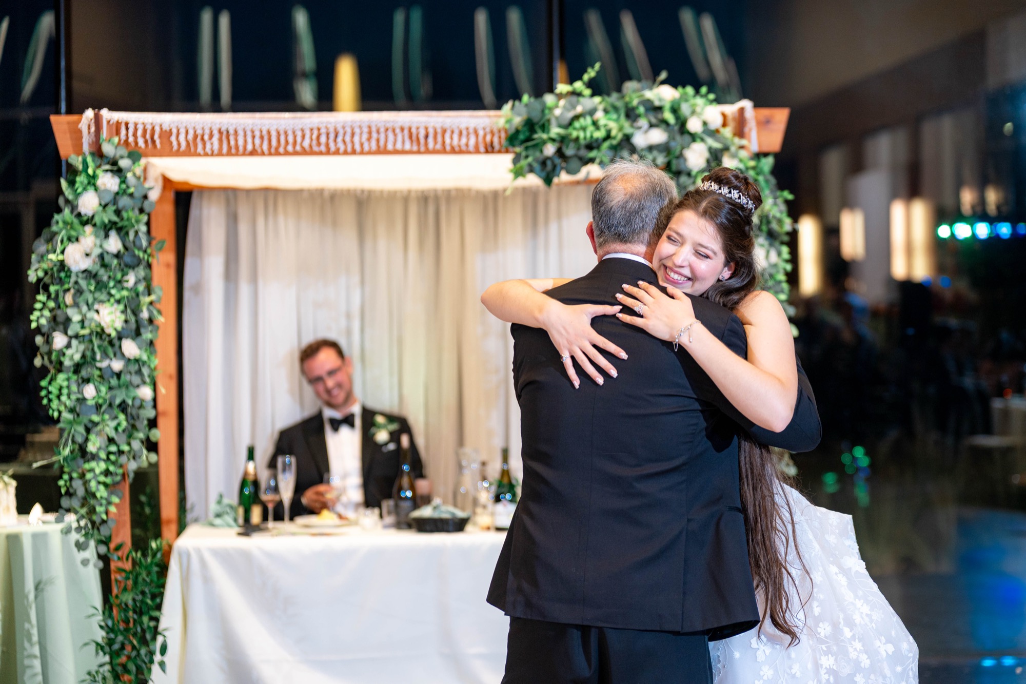 Greek Orthodox Church of the Holy Cross and Farallon Room wedding photo