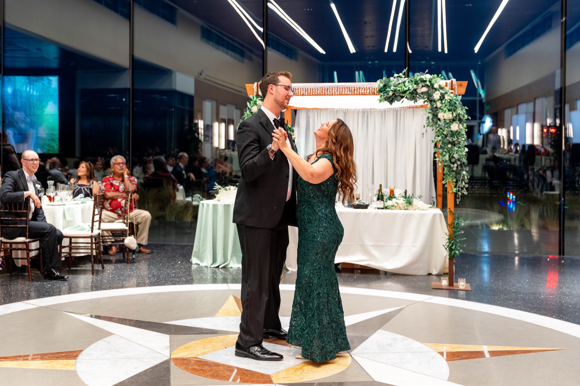 Greek Orthodox Church of the Holy Cross and Farallon Room wedding photo