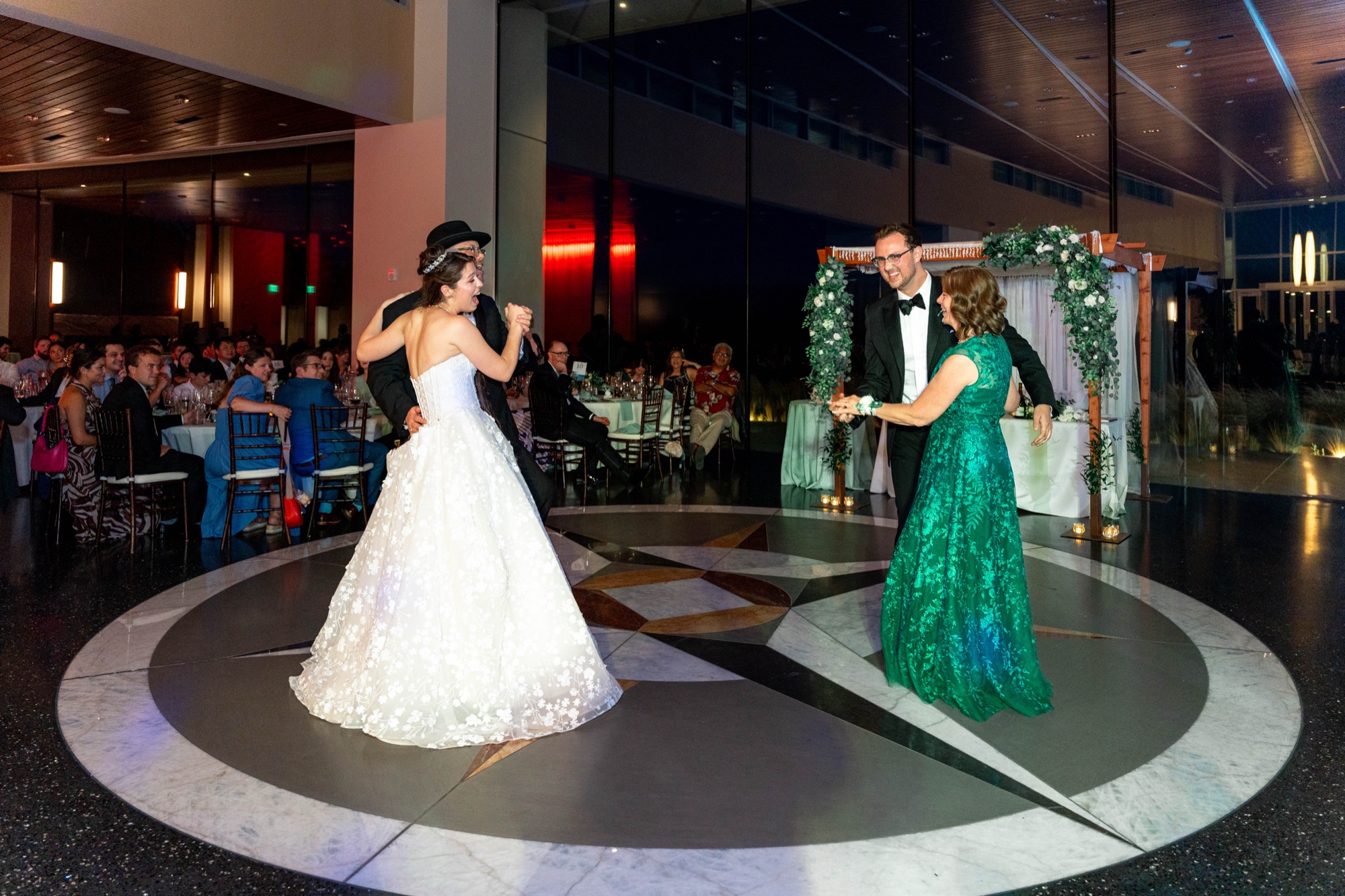 Greek Orthodox Church of the Holy Cross and Farallon Room wedding photo