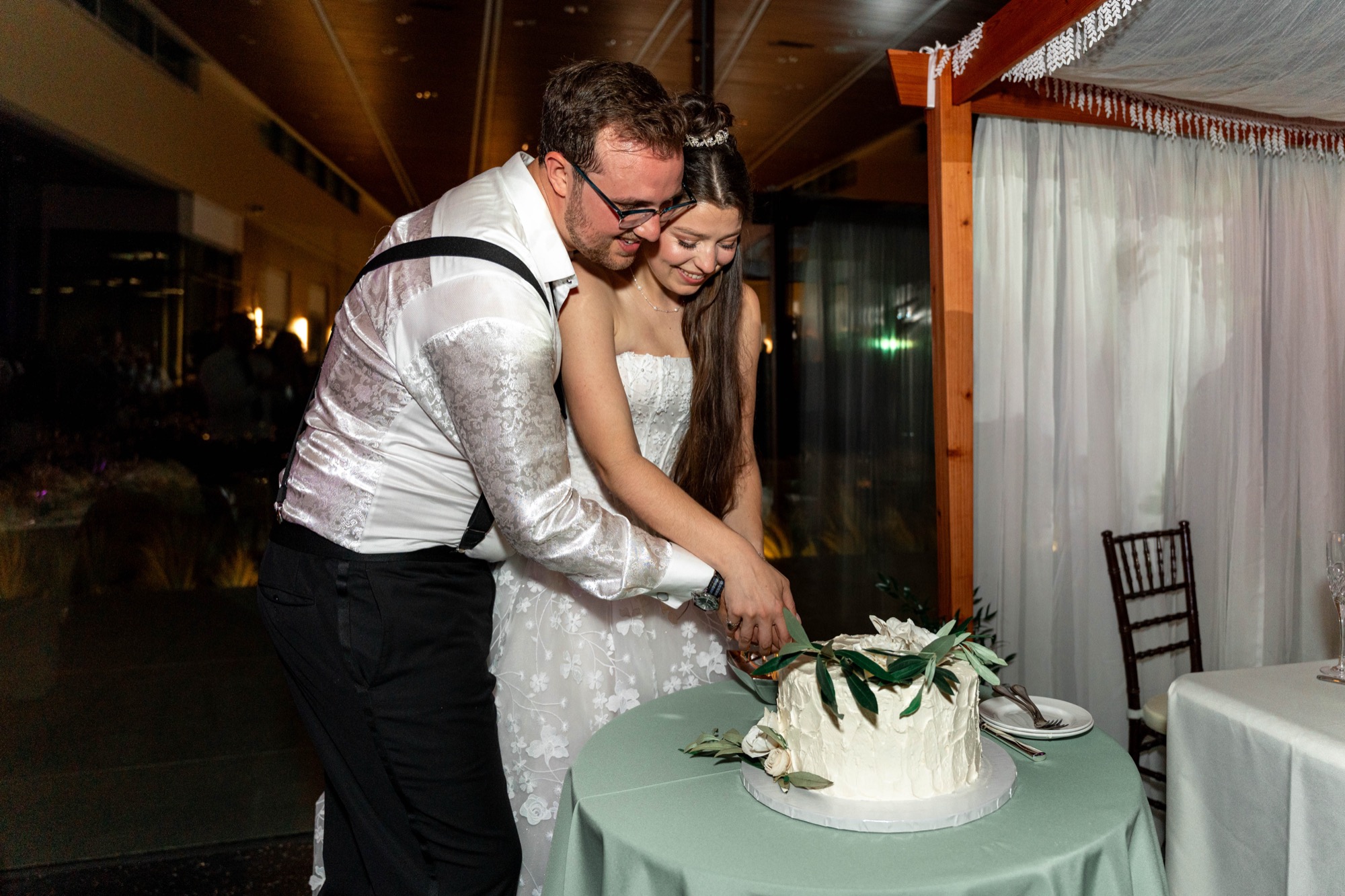 Greek Orthodox Church of the Holy Cross and Farallon Room wedding photo
