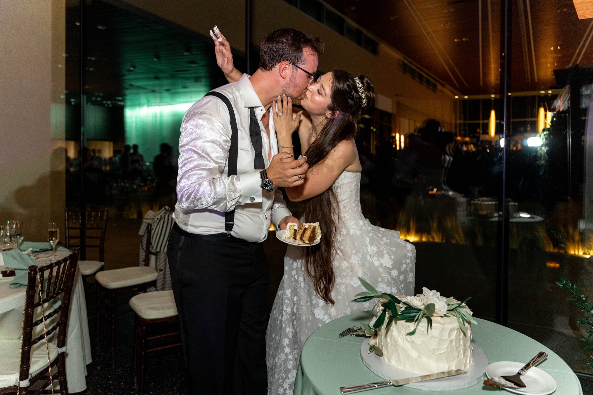 Greek Orthodox Church of the Holy Cross and Farallon Room wedding photo