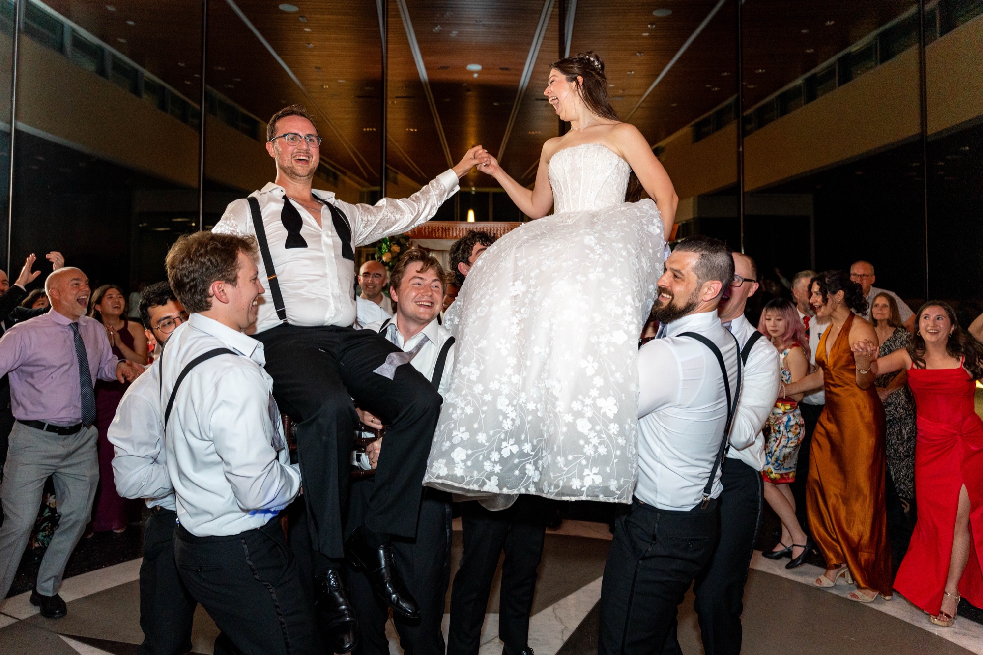 Greek Orthodox Church of the Holy Cross and Farallon Room wedding photo