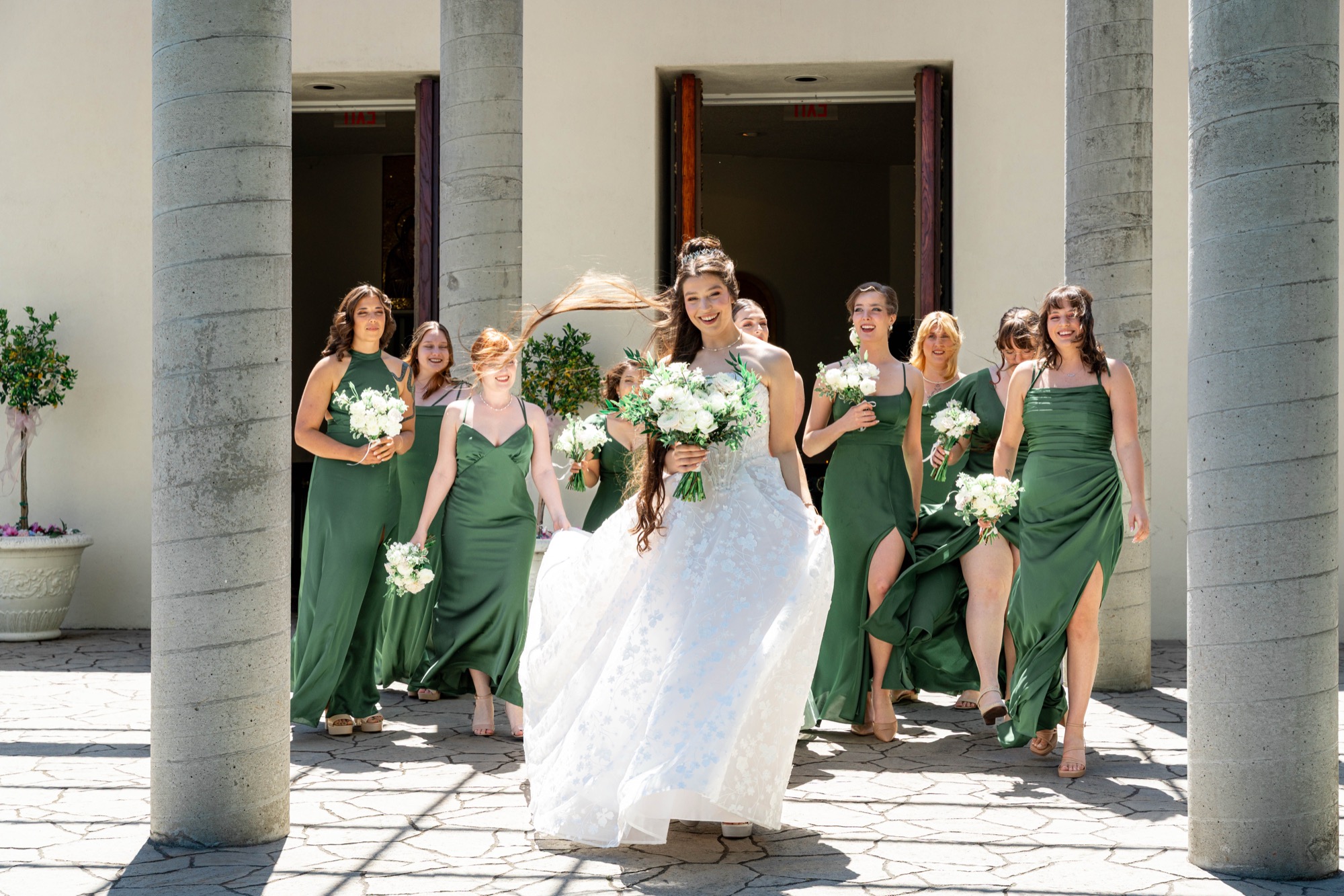 Greek Orthodox Church of the Holy Cross and Farallon Room wedding photo