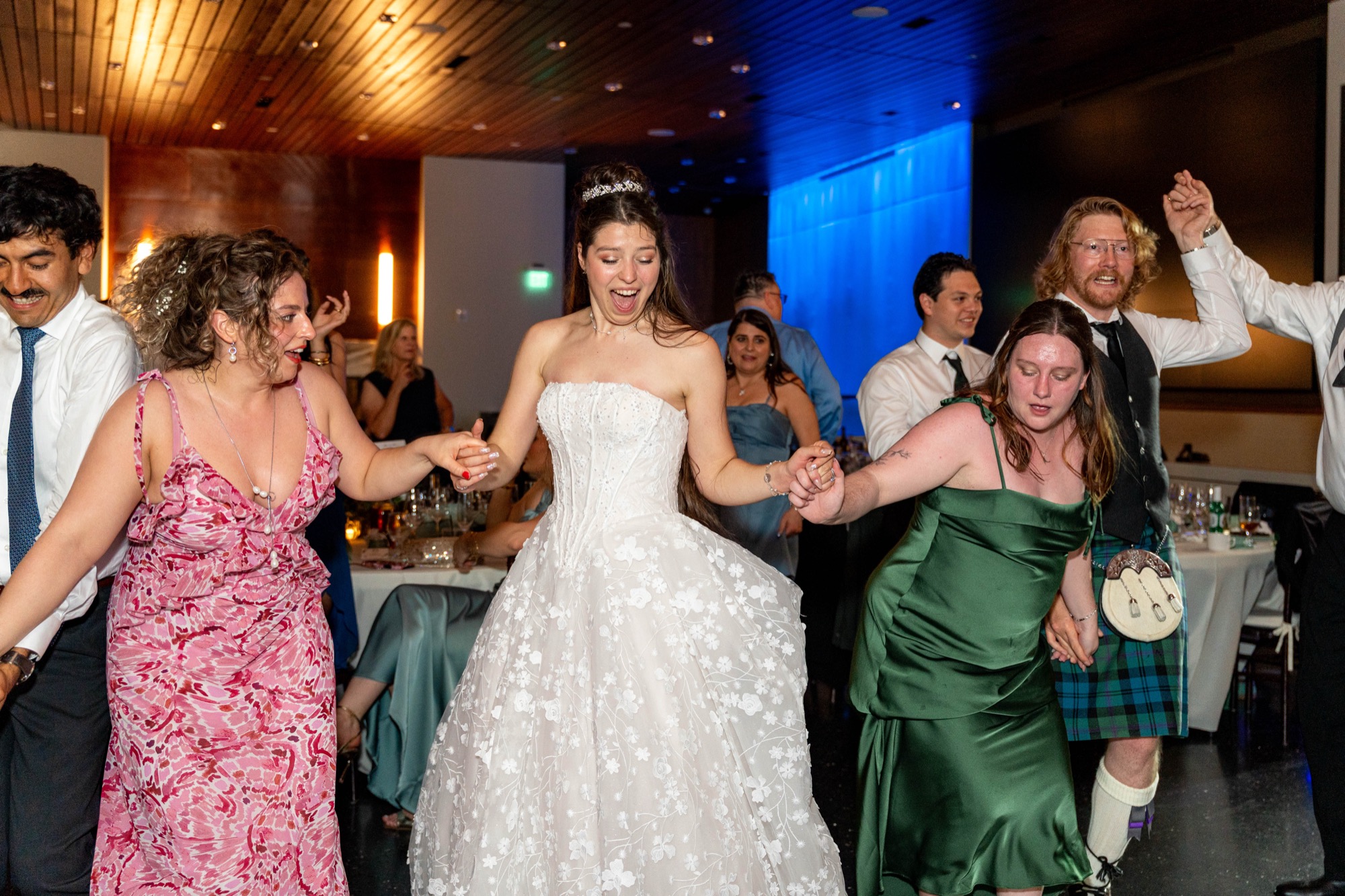 Greek Orthodox Church of the Holy Cross and Farallon Room wedding photo