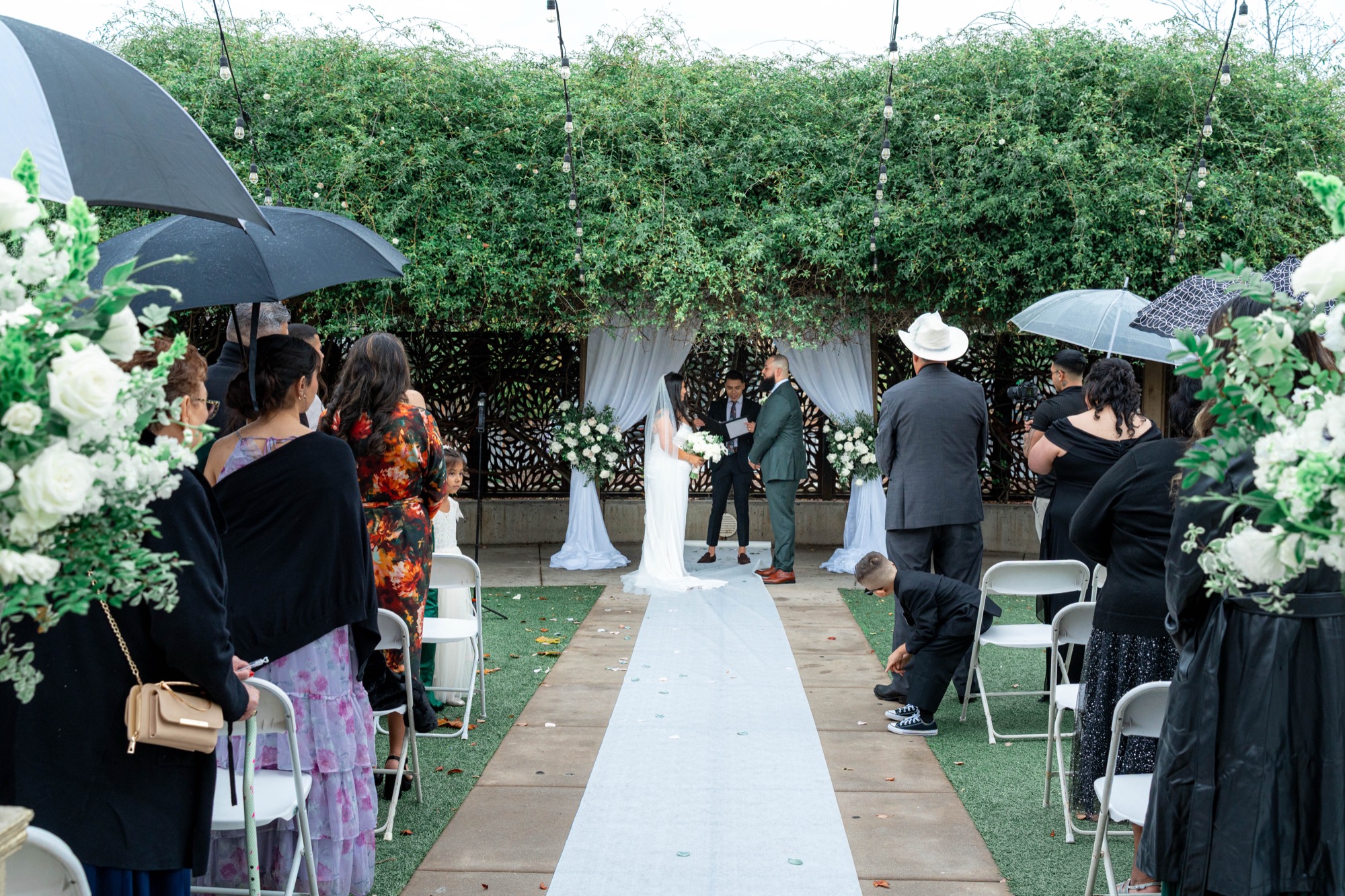Hiram Morgan Hill Room wedding photo
