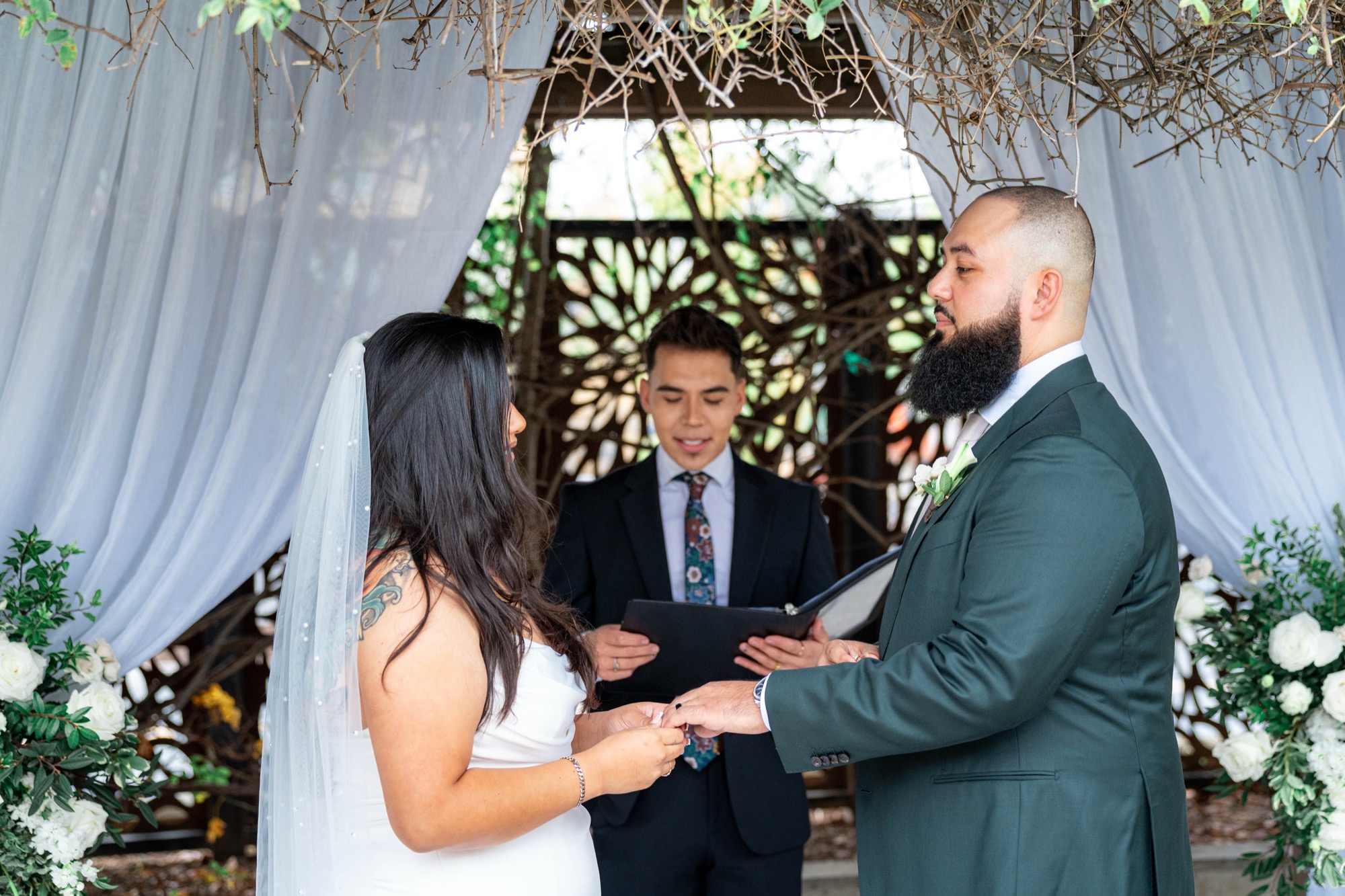Hiram Morgan Hill Room wedding photo