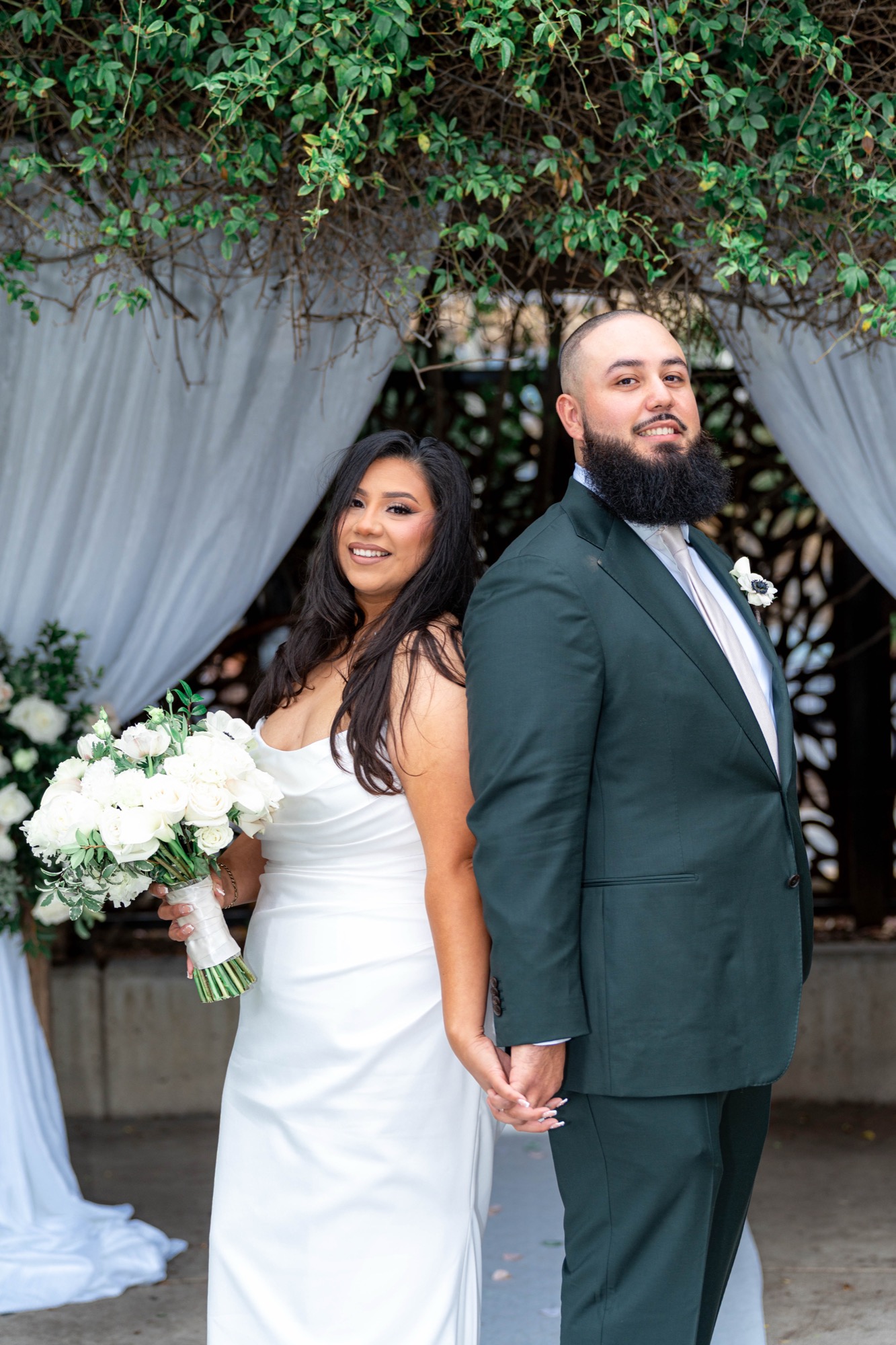 Hiram Morgan Hill Room wedding photo
