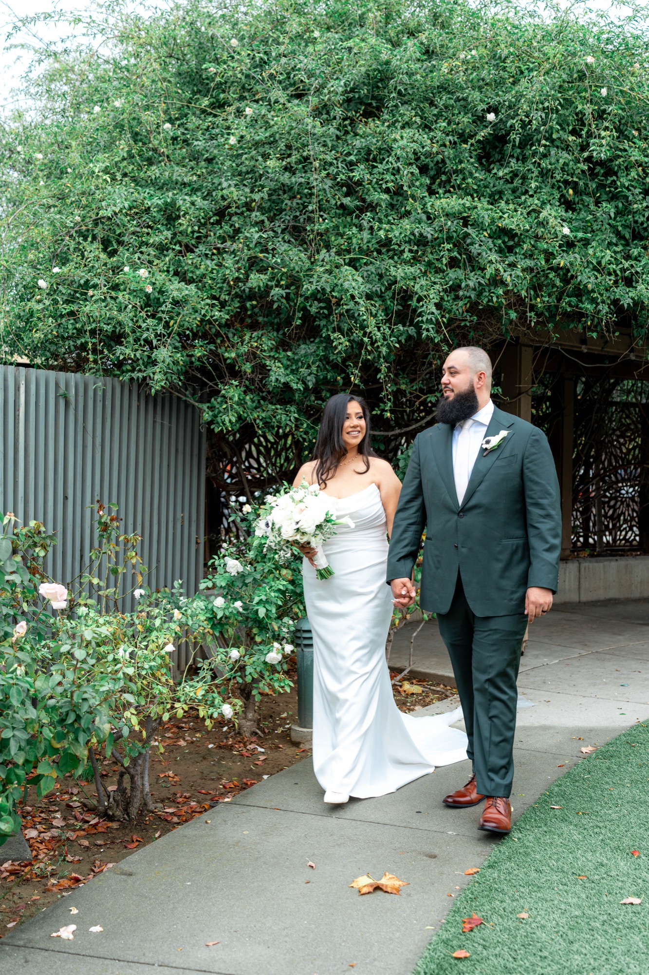 Hiram Morgan Hill Room wedding photo