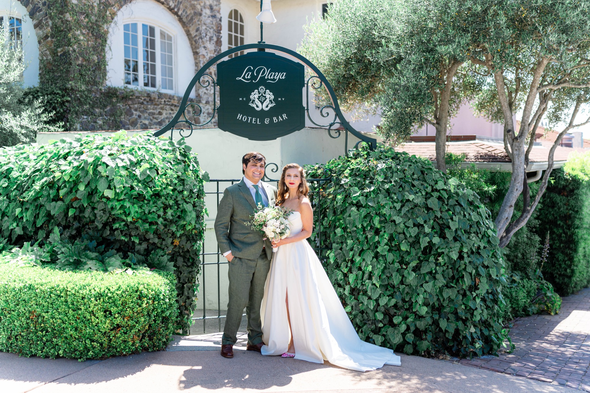 La Playa Hotel, Carmel wedding photo