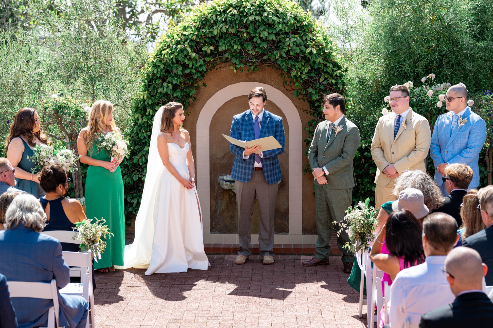 La Playa Hotel, Carmel wedding photo