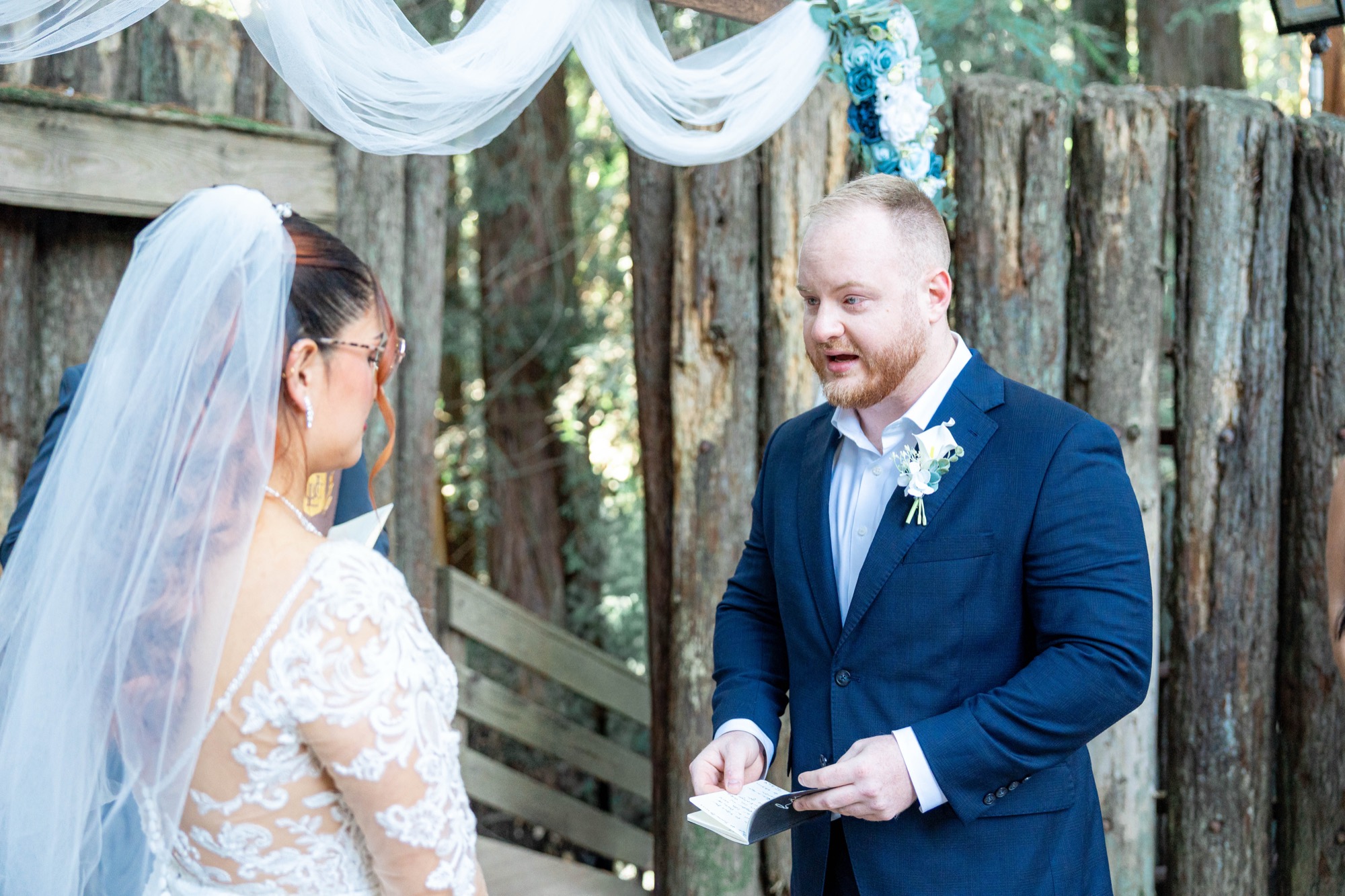 Mt. Madonna Redwoods wedding photo