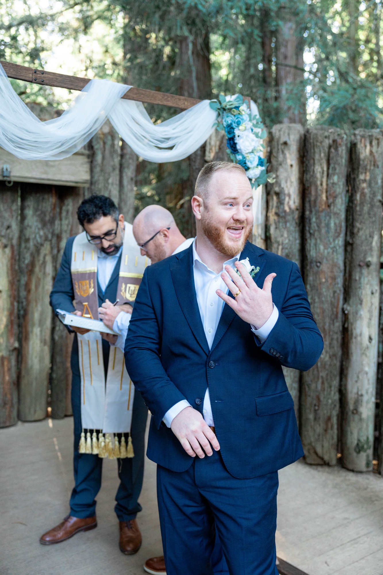 Mt. Madonna Redwoods wedding photo