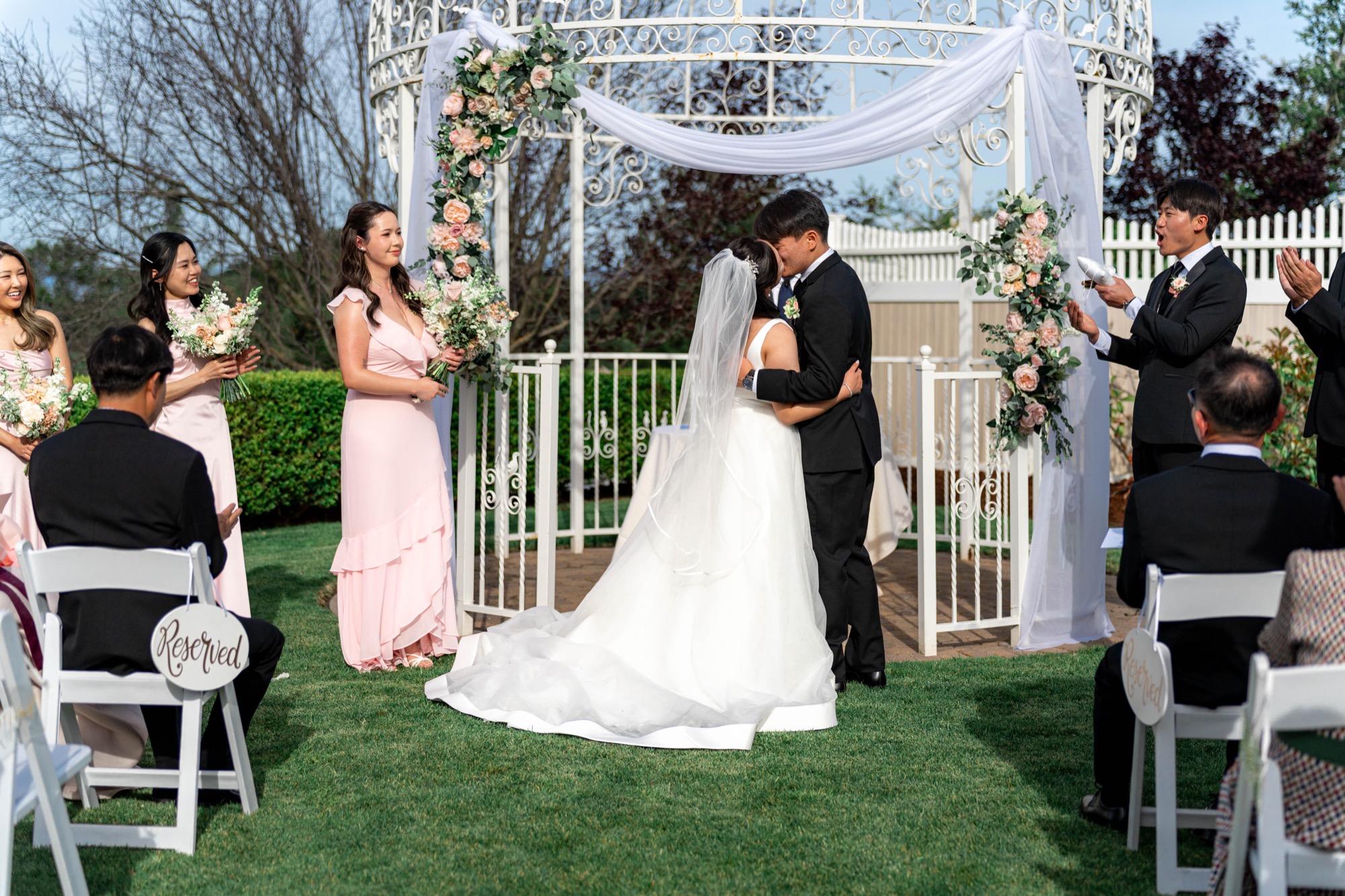 Saratoga Country Club wedding photo