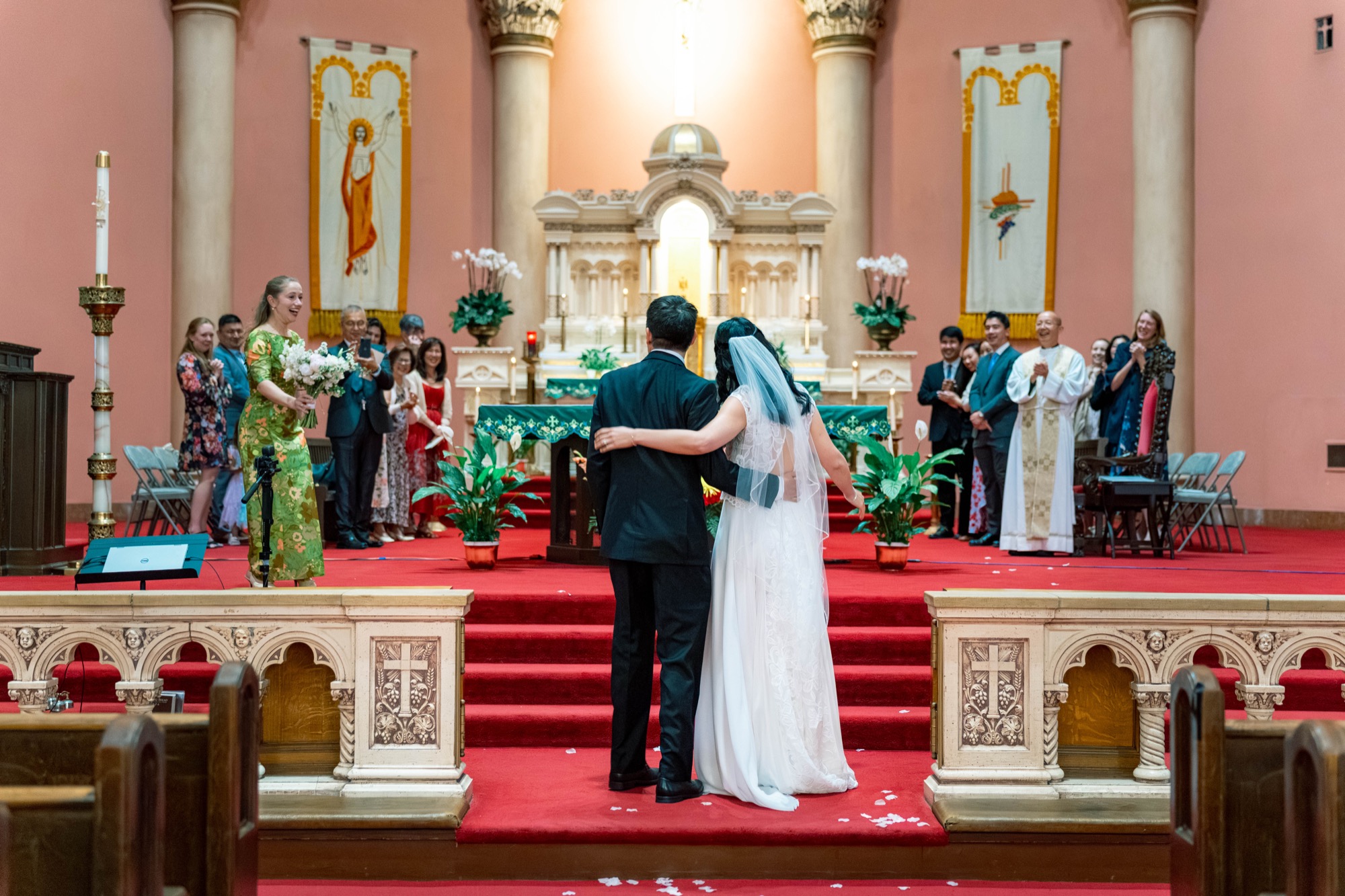 St Anne of the Sunset Church wedding photo