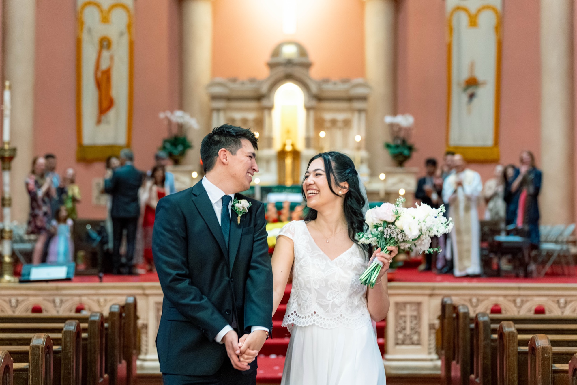St Anne of the Sunset Church wedding photo