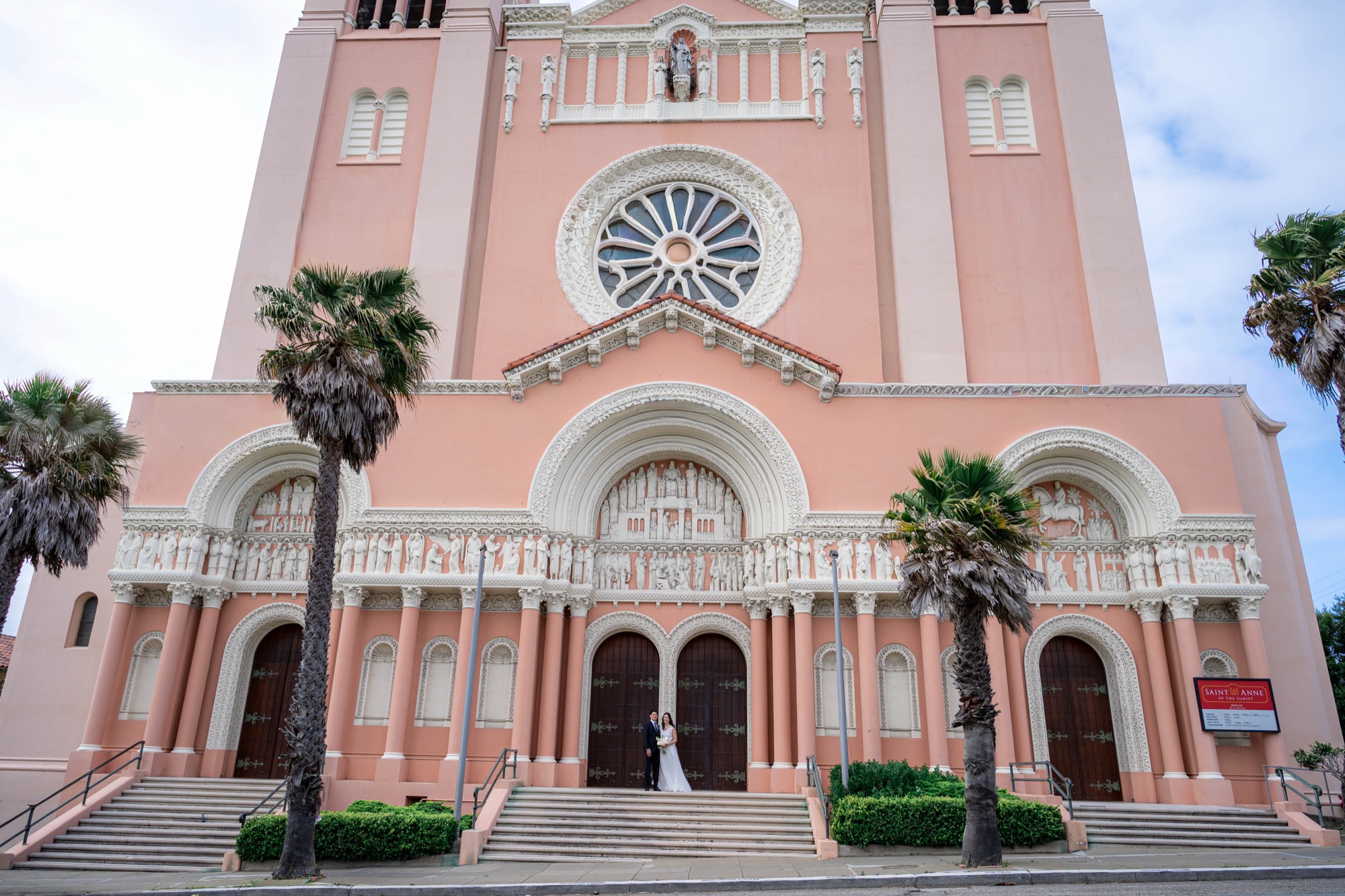 St Anne of the Sunset Church wedding photo