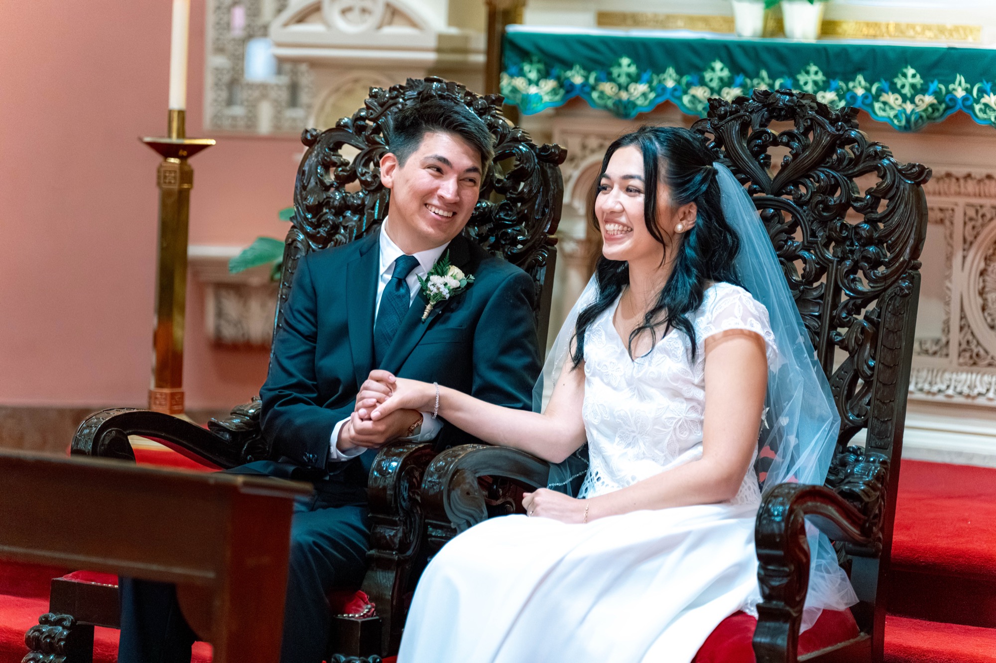 St Anne of the Sunset Church wedding photo